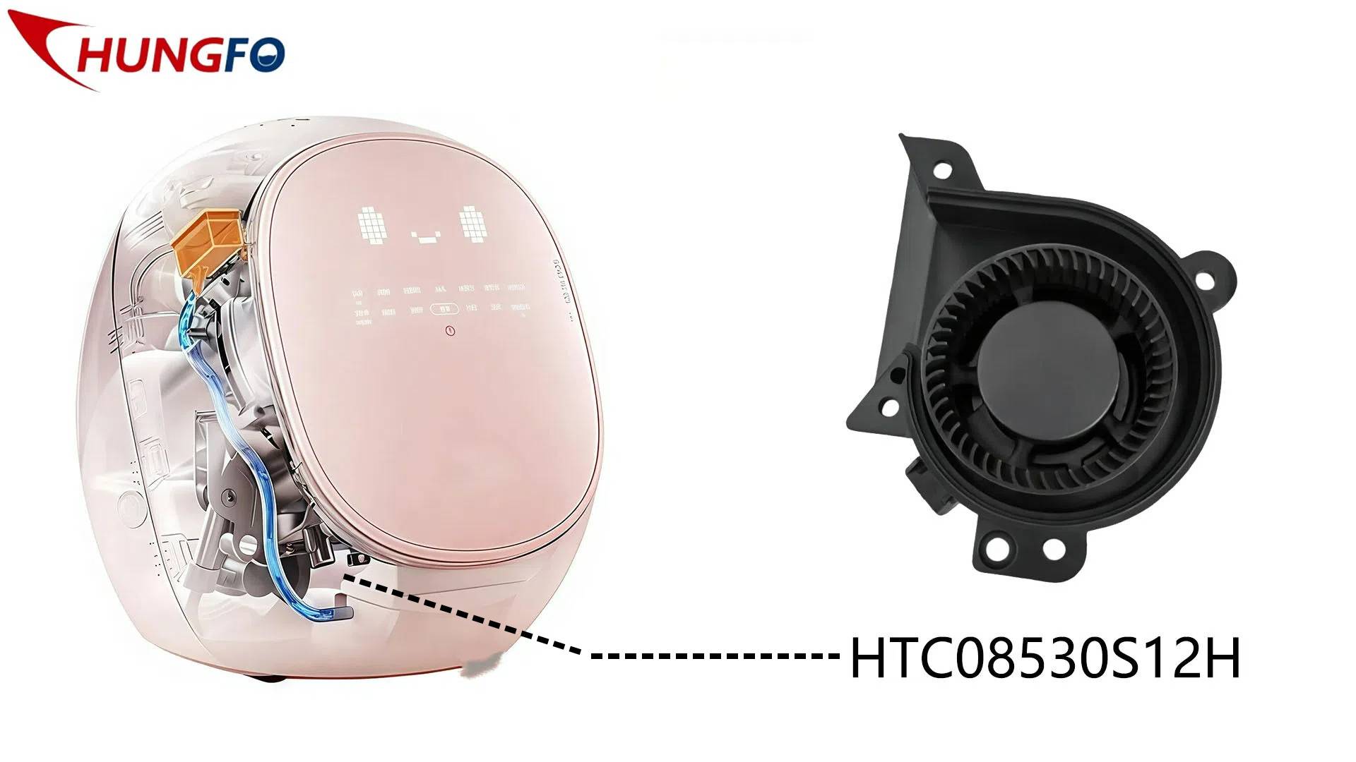 [Factory Daily Share] Anwendungsbericht des Chungfo-Gebläses in einem 0,5 kg Mini-Waschtrockner für Mutter und Kind