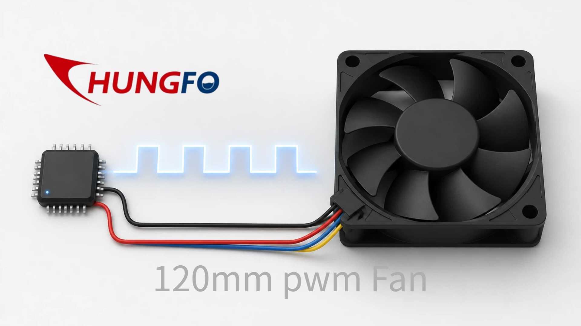 Wie regeln Pulsweitenmodulationssignale (PWM) einen bürstenlosen Gleichstromlüfter 12 V?