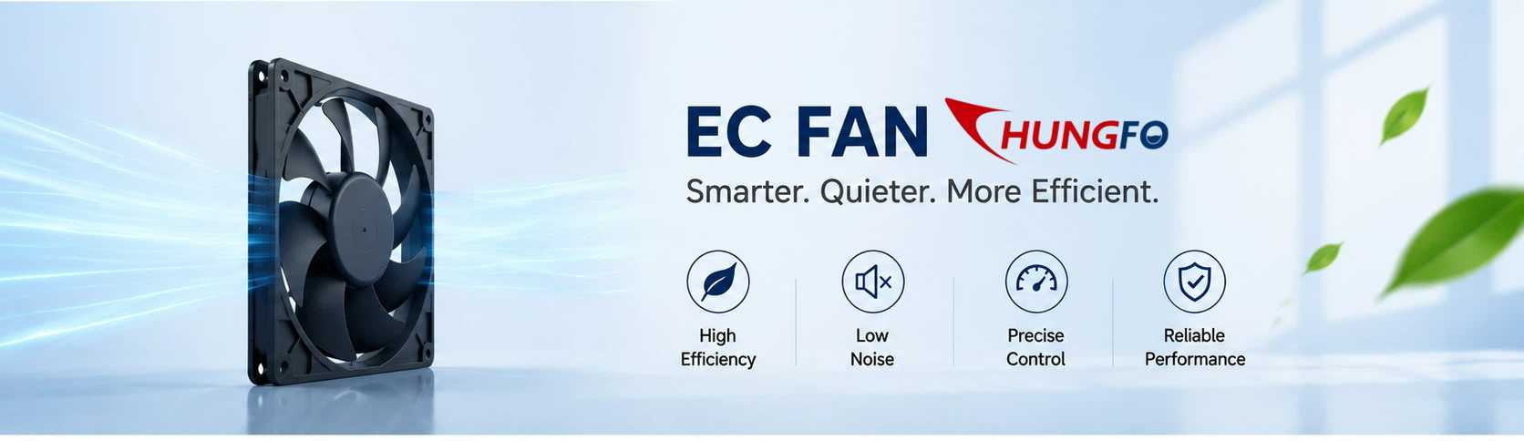 Was sind die genauen Vorteile von EC-Ventilatoren gegenüber herkömmlichen AC-Motoren in HVAC-Systemen?